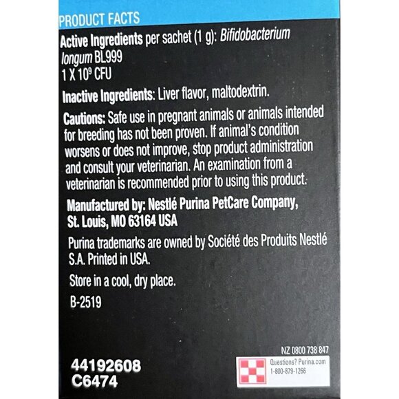 Lot of 2 Boxes Purina Pro Plan Calming Care For Dogs 60 Sachets Total - Picture 3 of 6